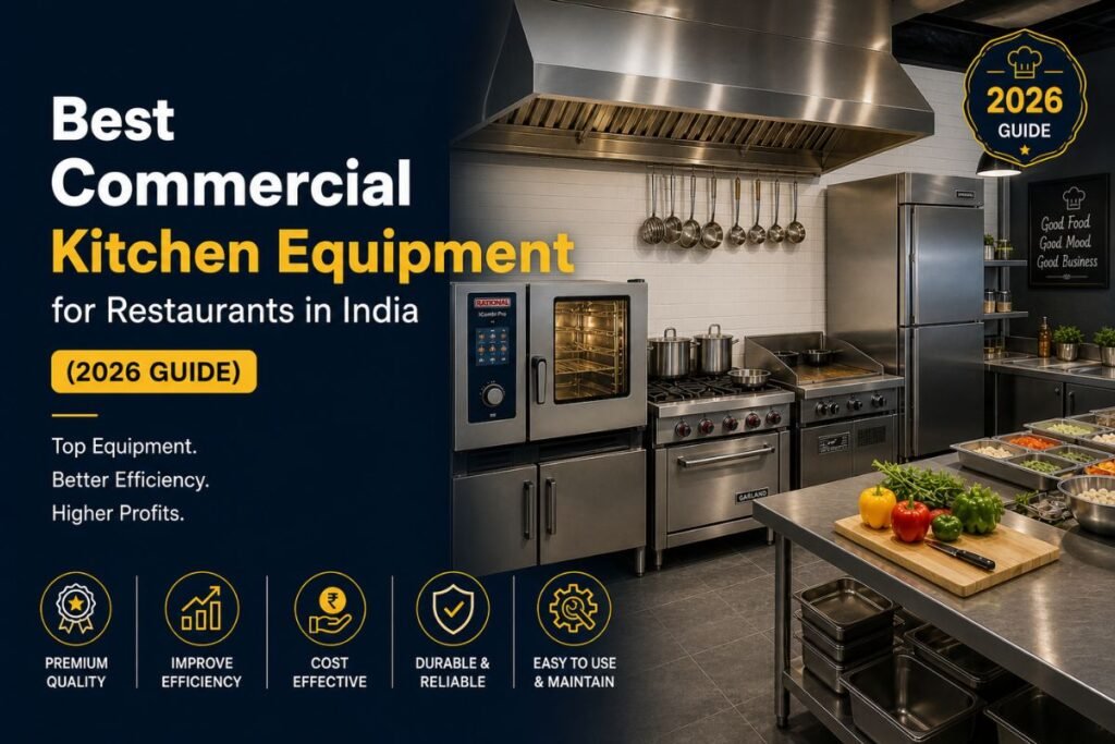 Best Commercial Kitchen Equipment for Restaurants in India A Complete Guide