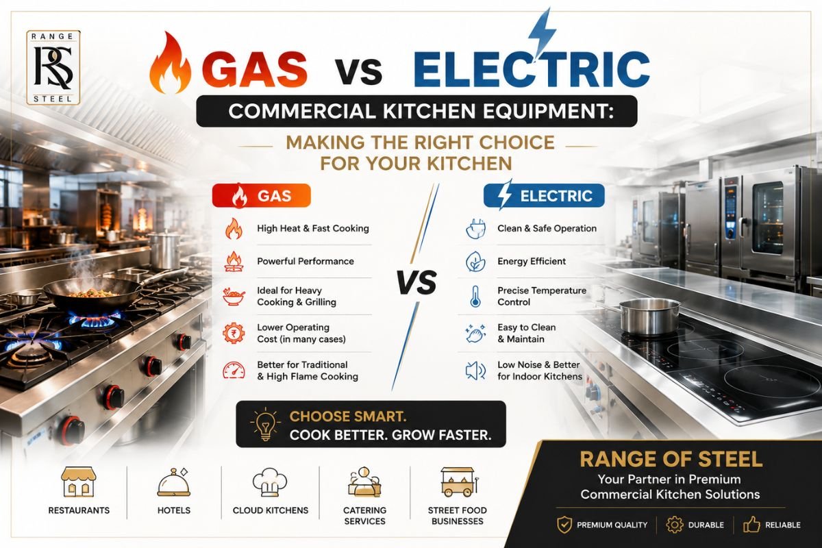 Gas vs Electric Commercial Kitchen Equipment Making the Right Choice for Your Kitchen