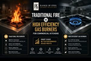 Traditional Fire vs High Efficiency Gas Burners for Commercial Kitchens
