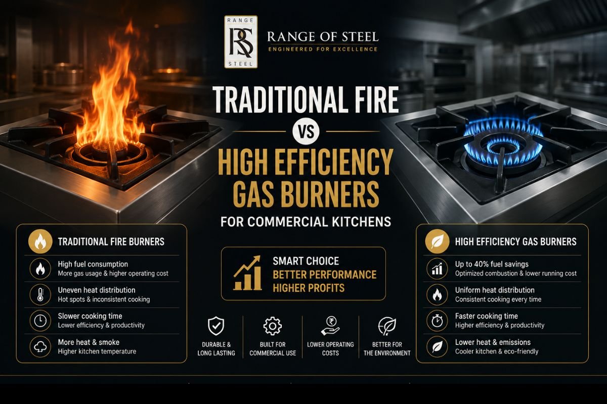 Traditional Fire vs High Efficiency Gas Burners for Commercial Kitchens